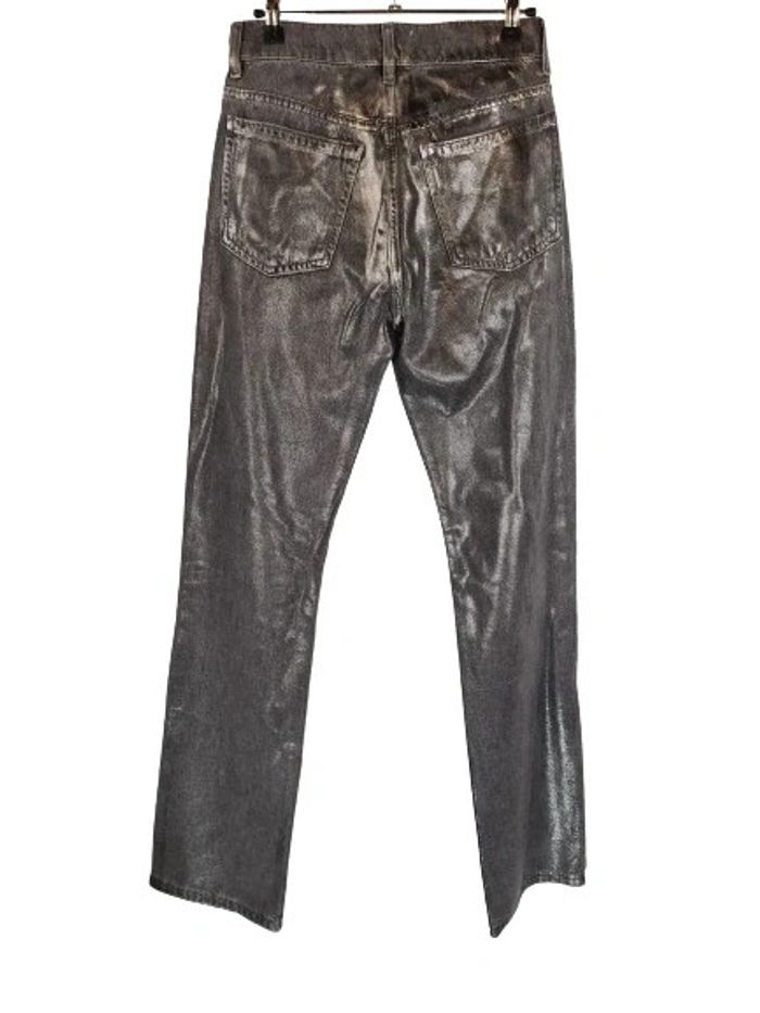 Jeans argenté zara - photo numéro 2
