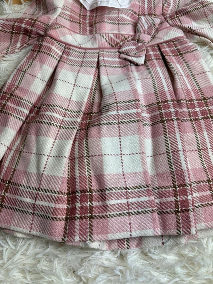 Robe à carreaux col à volants Mayoral taille 36 mois - photo numéro 2