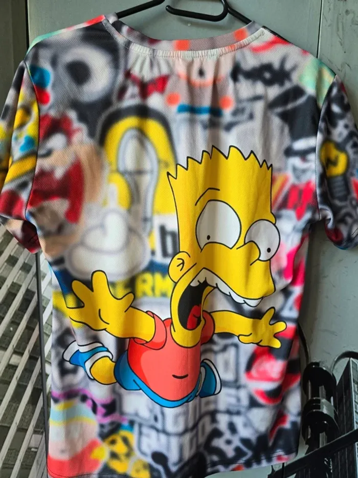 T-shirt Bart Simpson homme – Taille L - photo numéro 4