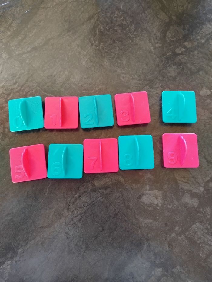 Lettres et chiffres pour pâte à modeler - photo numéro 5