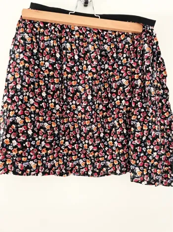 Jupe American vintage motif fleuri taille M