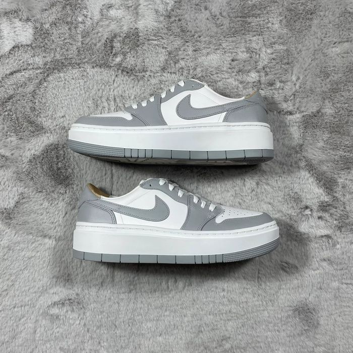 Nike Air Jordan 1 Elevate Low « White Wolf Grey White » pointure 43 - photo numéro 11