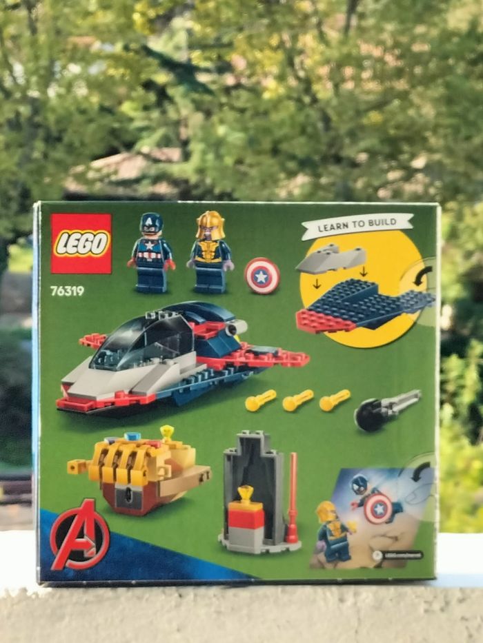 Lego Marvel Captain america contre thanos - photo numéro 3