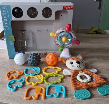 Coffret à câlin renard / coffret d'éveil Infantino Go Gaga