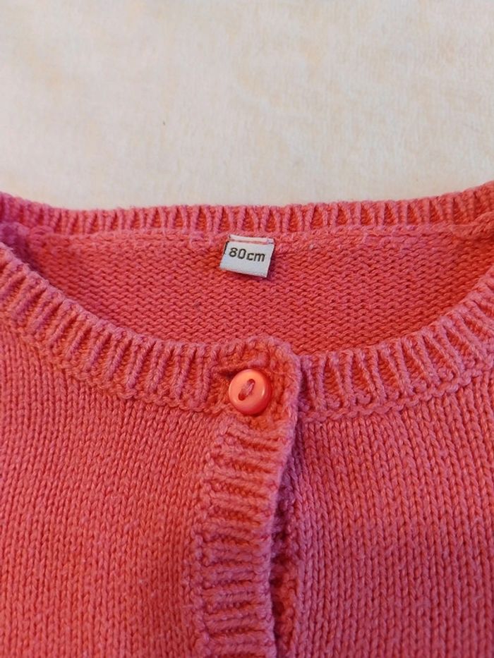 Gilet fille boutonné - photo numéro 3