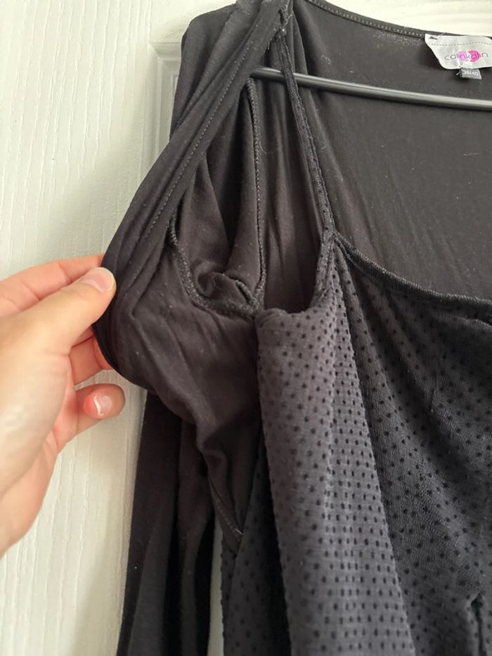 Robe noire grossesse + boléro intégré 38/40 - photo numéro 4