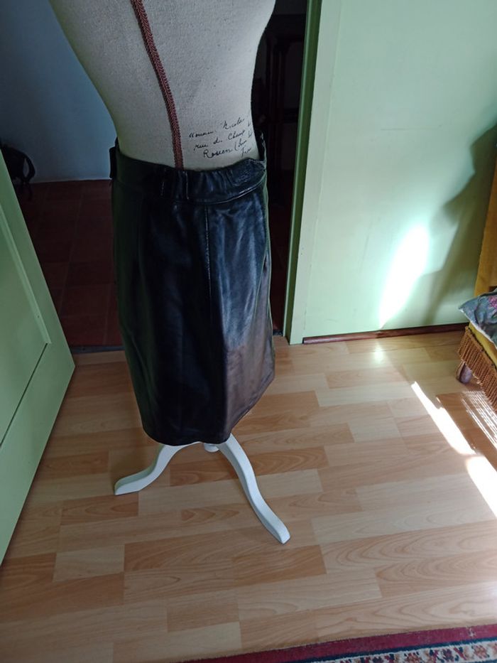Jupe cuir