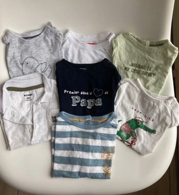 Lot t-shirts 6 mois