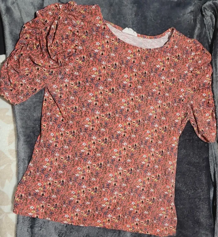 T-shirt Bonobo fleurs - photo numéro 4