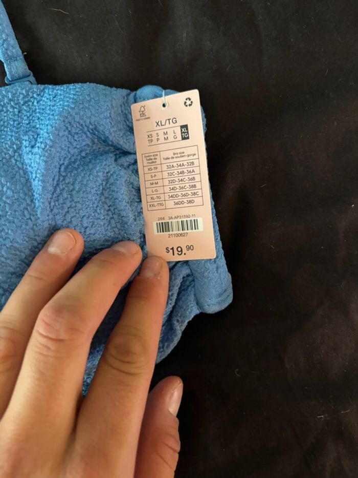 Maillot de bain bleu marque Ardene taille XL - photo numéro 7