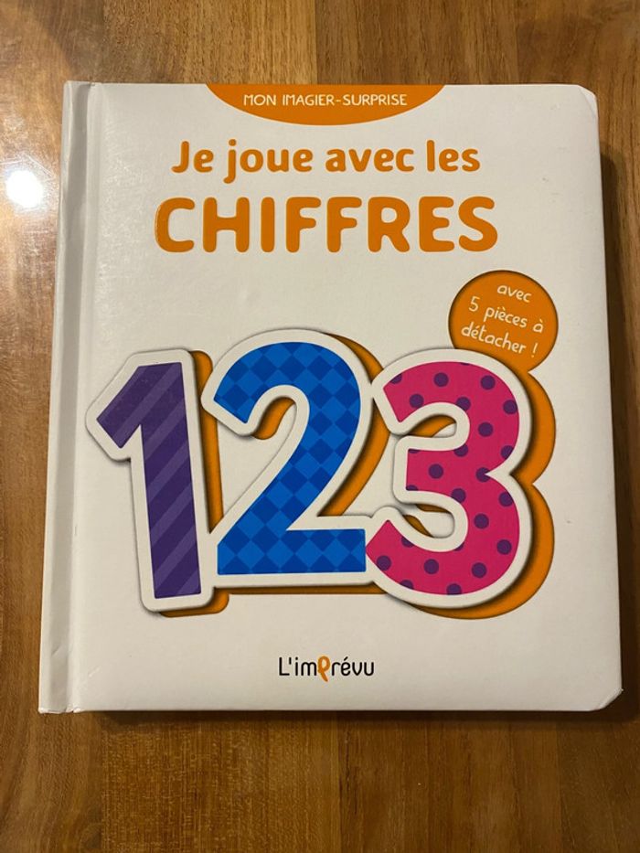 Livre puzzle mon imagier surprise je joue avec les chiffres