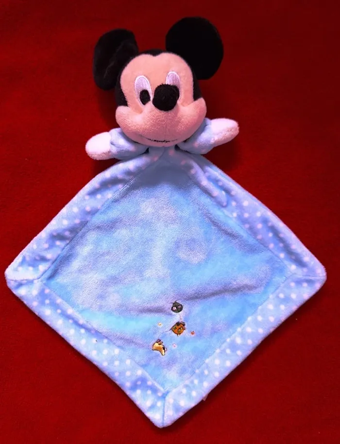 Doudou plat Mickey - Coccinelles ** Disney