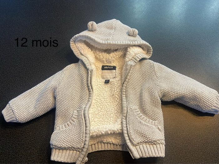Gilet chaud 12 mois