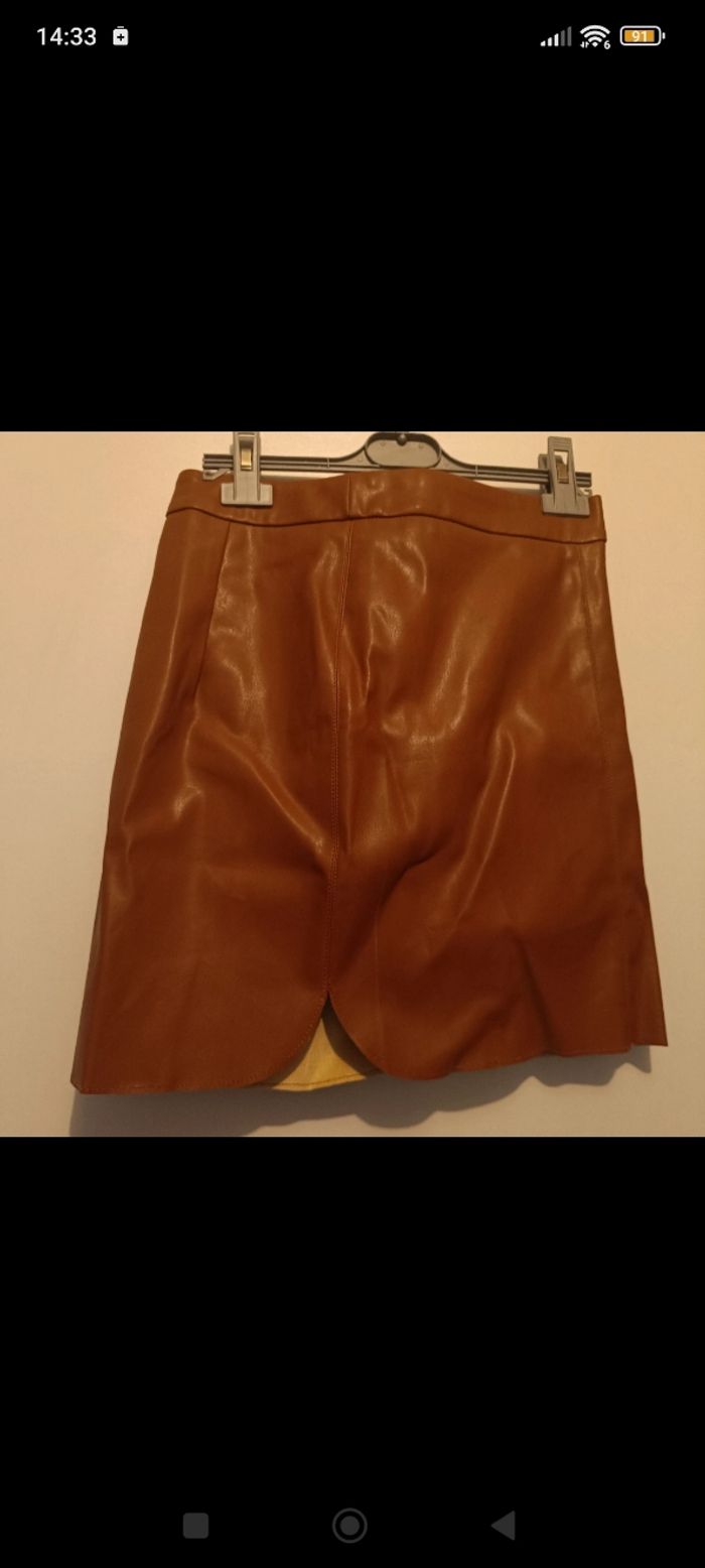 Jupe couleur Camel femme