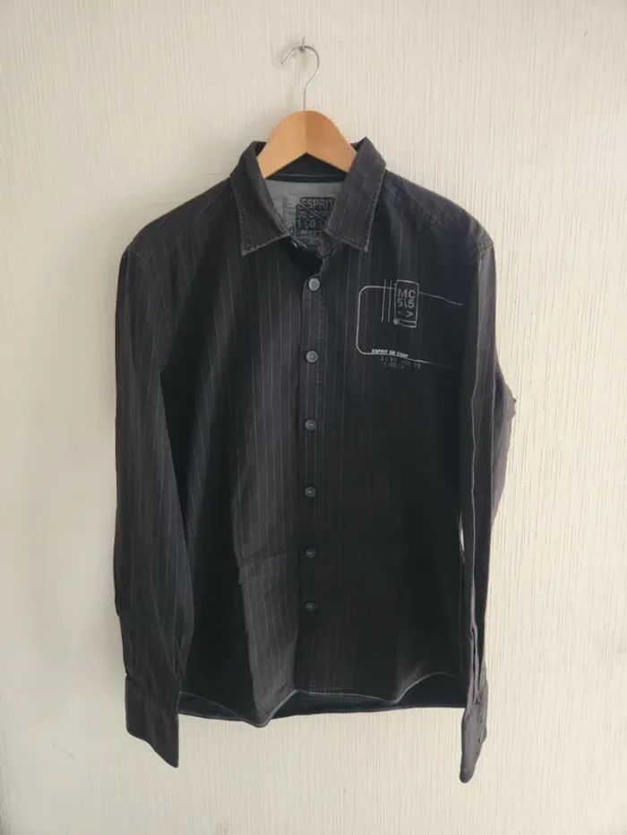 Chemise marron esprit XL