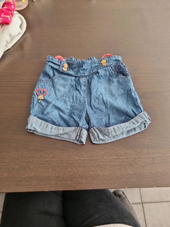 Short bébé 18 mois gemo très bon état