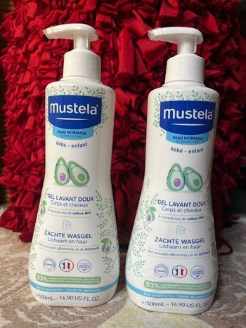 Lot de 2 Mustela Gel lavant (bébé-enfant)