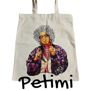 Tote bag sac cabas Une Nounou d'enfer Grand-mère Yetta 
