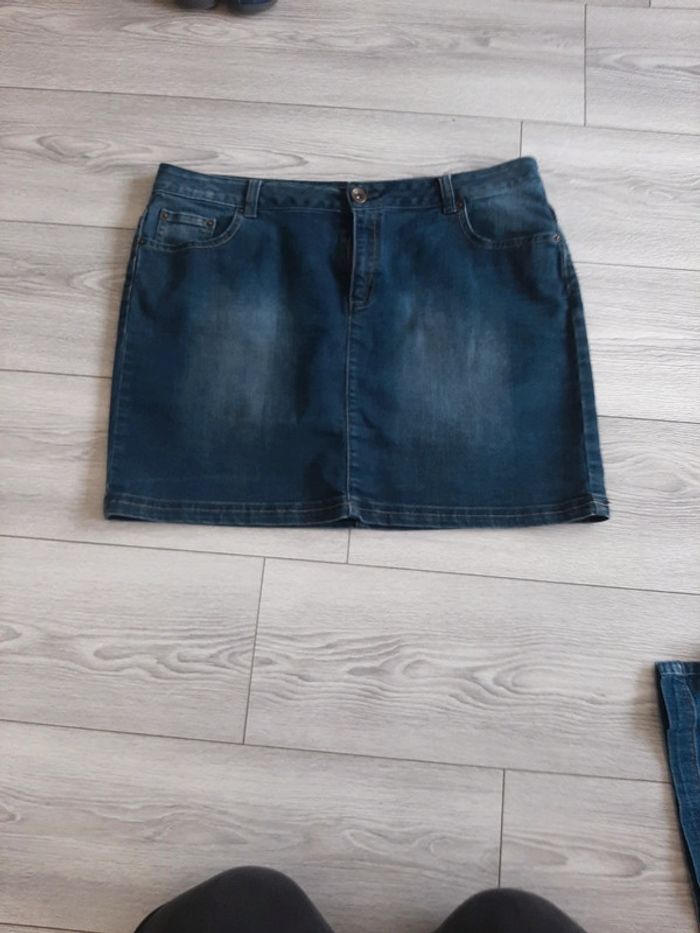 Jupe courte jeans