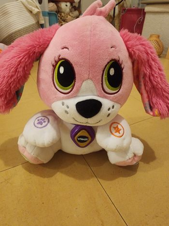 Toutou parle avec moi rose