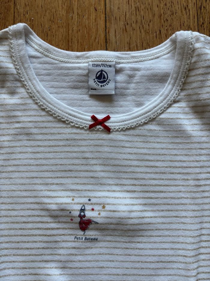 Chemise Petit Bateau manches longues fille 12 ans - photo numéro 3