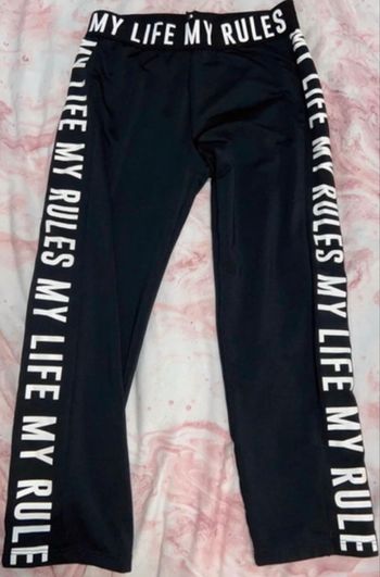 Pantacourt noir blanc xs 