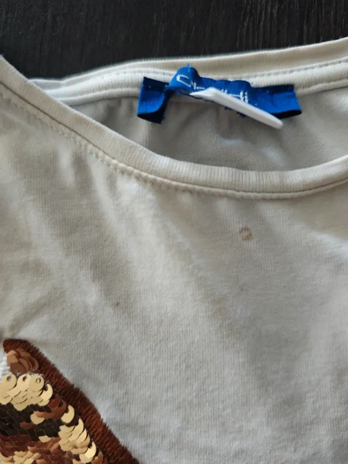 Lot 2 t-shirts sequins - photo numéro 4