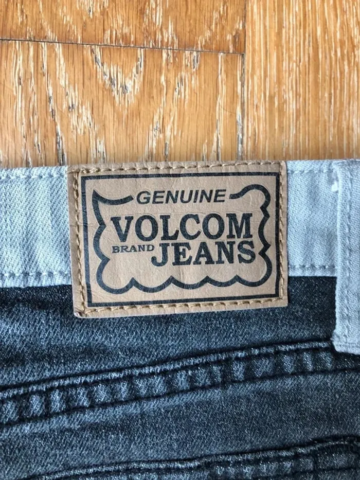 Denim Skirt Jupe jean Volcom black and grey Womens 38 - photo numéro 7