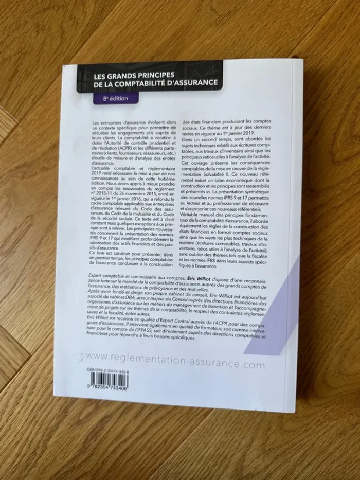 Livre les grands principes de la comptabilité d’assurance - photo numéro 3
