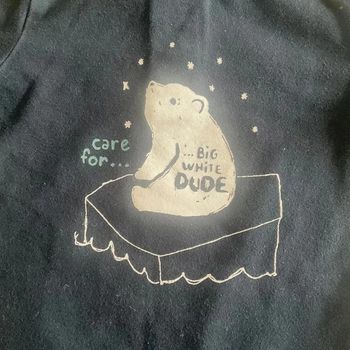 🧸T-shirt manches longues Kiabi - Big White Dude 🧸
