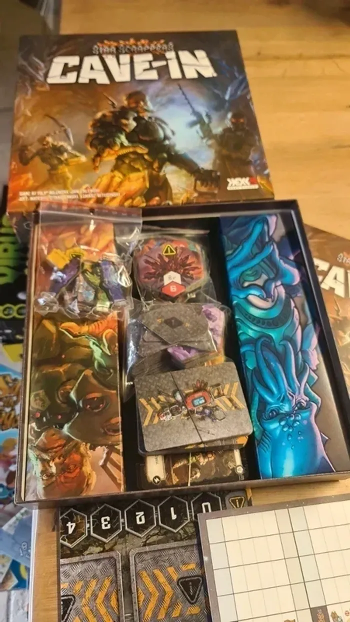 Proche du neuf Jeu de société Cave-In Star Scrappers des éditions Hexy Studio,