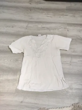 Tunique blanche İpekçi