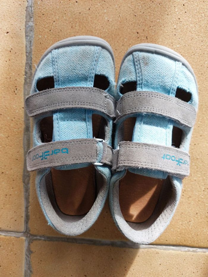 Sandales Bar3foot bleu ciel T.29