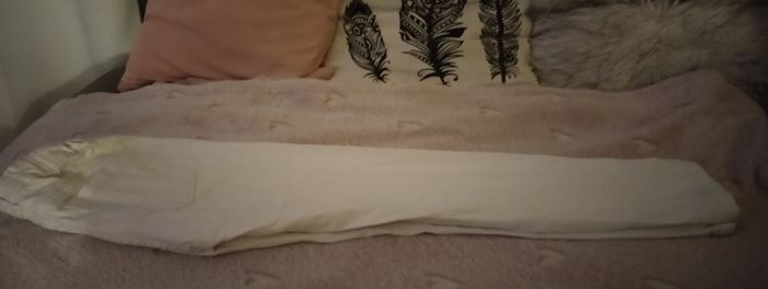 Jeans blanc "Mango" 9/10 ans 98% coton porté une fois - photo numéro 5