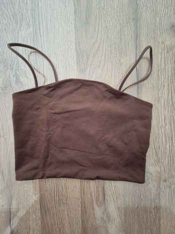 Crop top marron Pimkie fille XS