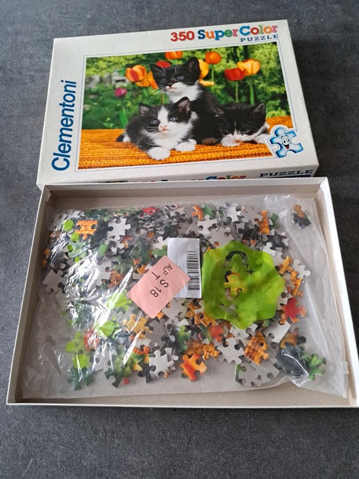 Puzzle chat noir et blanc - photo numéro 4