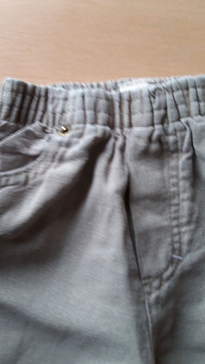 Pantalon en lin et coton 18 mois - photo numéro 3