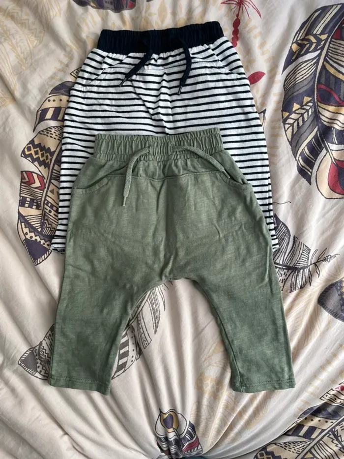 Lot de 2 pantalons 3 mois