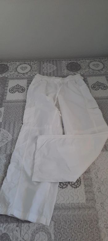 Pantalon style cargo blanc Taille L