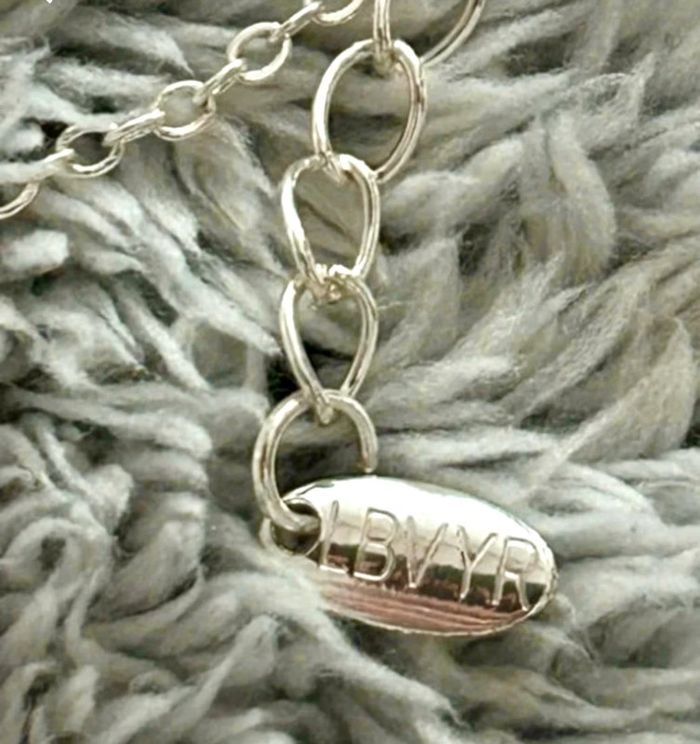 Collier LBVYR avec pendentif en forme de goutte bleue - Neuf - photo numéro 2
