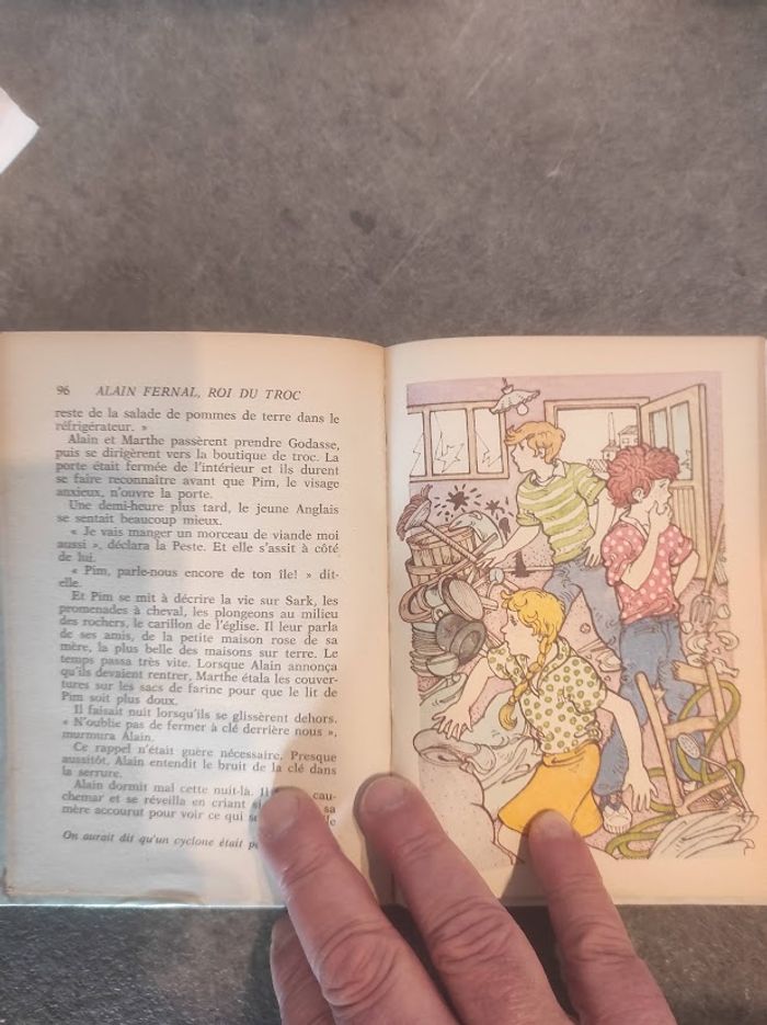 Alain Fernal roi du troc C.B. Hicks Bibliothèque Rose cartonnée 1980 - photo numéro 4