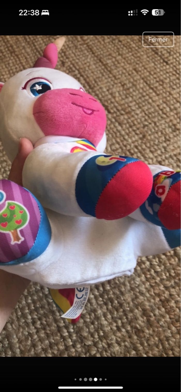 Licorne musicale clementoni - photo numéro 7