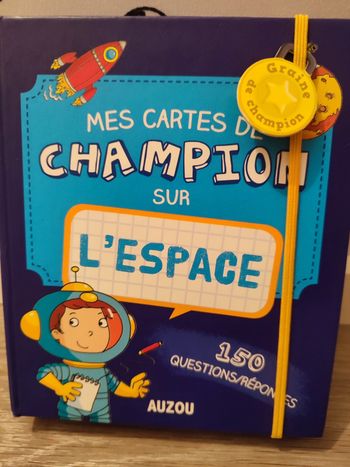 Mes cartes de champion sur l'espace