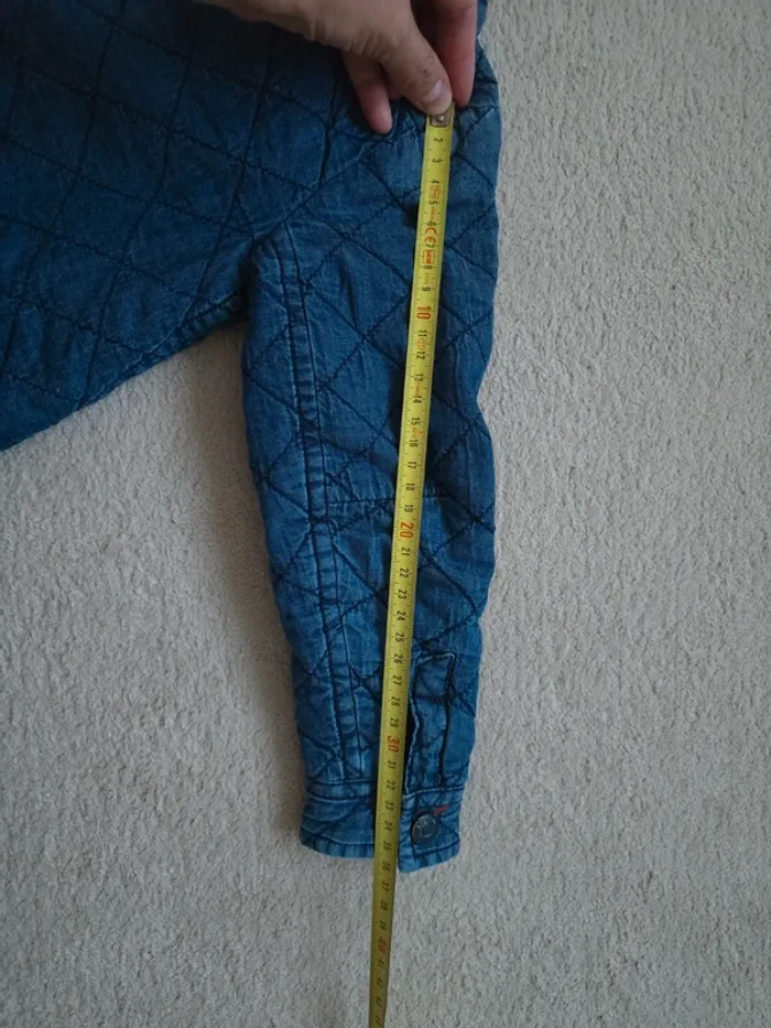 3 ans veste en jean doublé effet matelassée - photo numéro 10