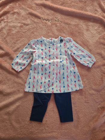 Ensemble bebe fille 6 mois