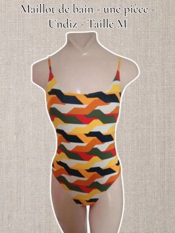 Maillot de bain 👙 - une pièce - Undiz - Taille M