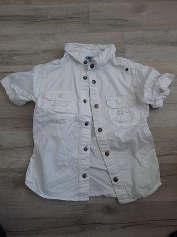 Chemise manches courtes 3 ans 94 cms