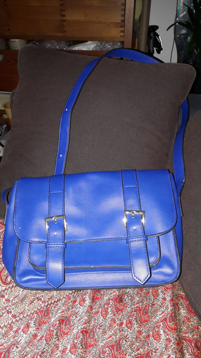 Sac bandoulière bleu roi