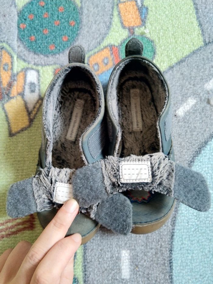 Chaussons souples fourrés Vertbaudet pointure 26 - photo numéro 3