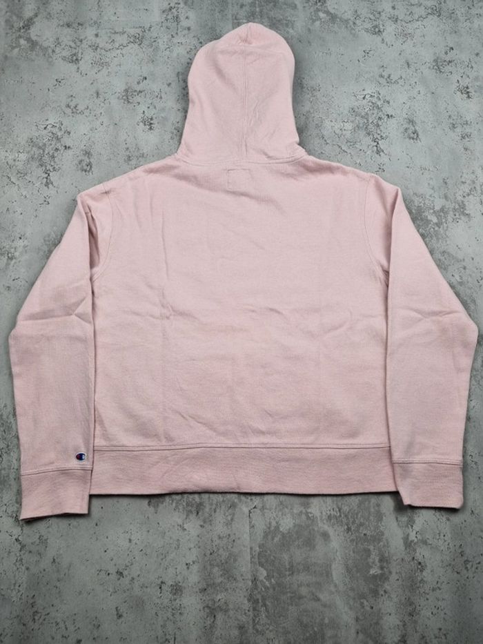 Sweat à capuche Champion rose – Taille S Femme (mesures en photos) - photo numéro 4